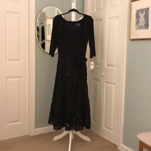 Alex Evenings plus size tea length formal dress